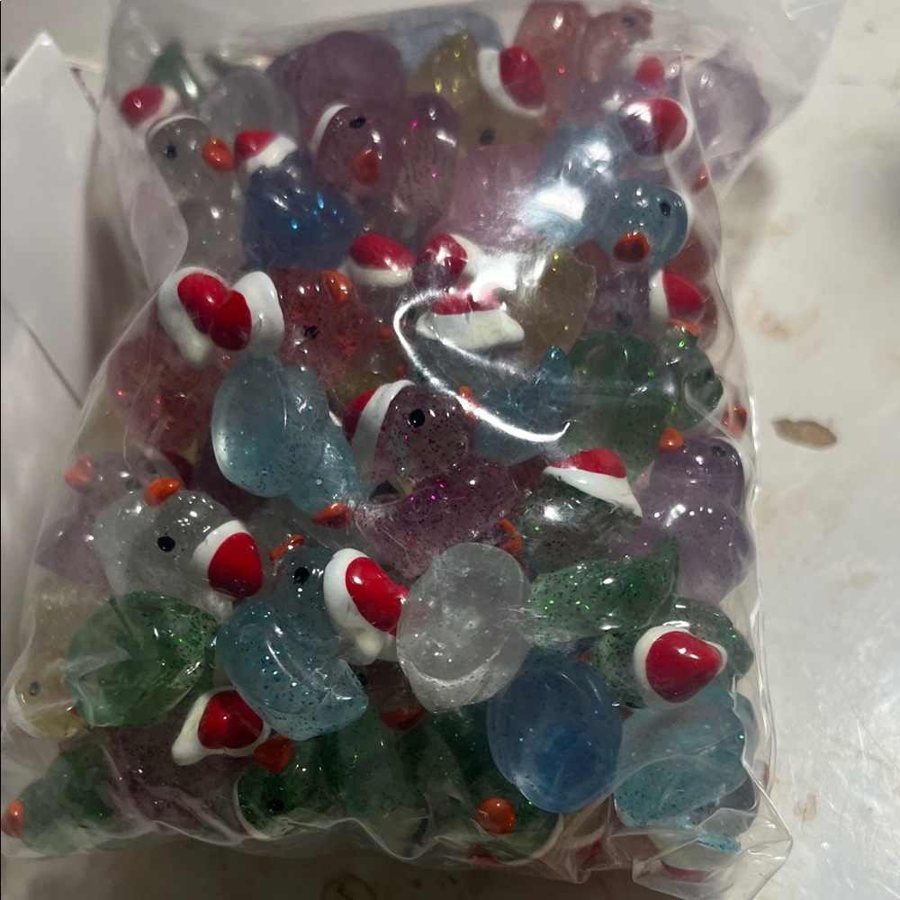 Festive Holiday Duck Decorations - Multicolor